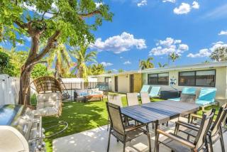 Stylish Surf-Themed Beach House with Private Pool Near Pompano Beach Pier, Pompano Beach Florida - 1