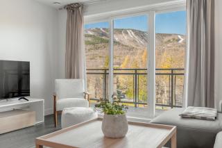 Swimming Pool & Mountain - Condos des Neiges - 2