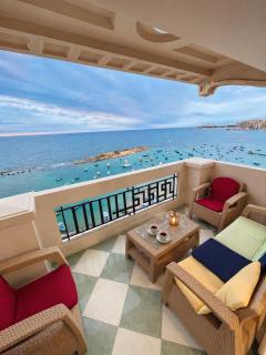 Panoramic seaview 3 bedroom apartment in sidi beshr alexandria - 9