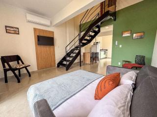 Loft no Centro c/ mezanino e vaga p/ 4 pessoas - 5