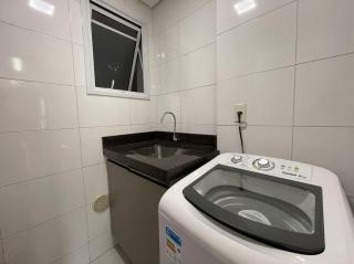 Orbe Residence - Apartamento espaçoso com duas suítes e varanda gourmet de frente para a rua, com vista para as montanhas na Praia de Palmas. - 6