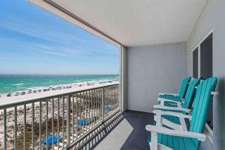 Beachfront condo with gulf views pool gym & private balcony - 5