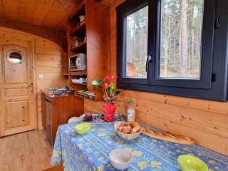 Roulotte nature, animaux admis - 3 pers. - FR-1-496-395 - 7