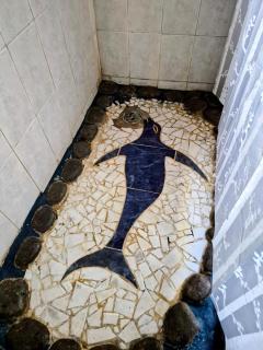 Cabaña mística Reimiro frente al mar patio de esculturas Rapa Nui - 6
