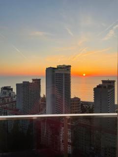 Sunset Sea Flat - 5