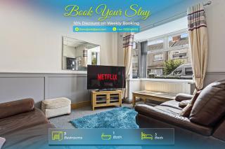 Spacious 3BR House -Sleeps 7 - Contractor Friendly - 0