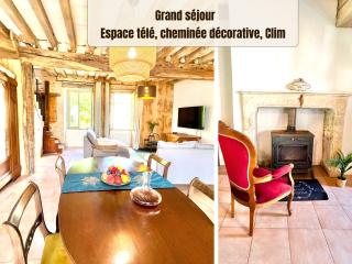 Baolocation Bouhy - Idéal famille & groupe d'amis -16min Guédelon - Wifi - 9