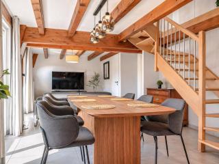 Résidence 90 m2 lumineuse - cour intérieure alsacienne, balcon & parking - 9