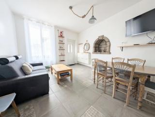 Maison 80m2 centre ville - Plage 250m, cour privée - Villa les Mouettes - 4
