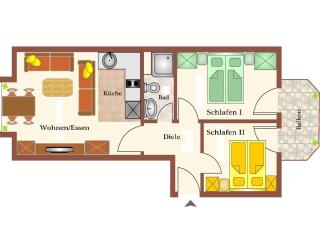 Haus Robbenplate Whg 12 Seesicht - 1