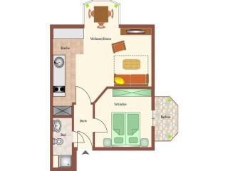 Haus Robbenplatte Whg 4 Seesicht - 3