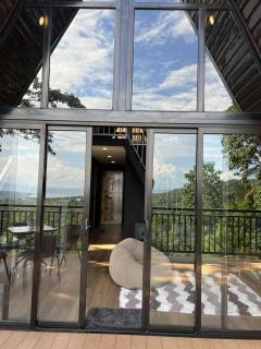 Romantic A-Frame Cabin w/ a View + WiFi - Samal - 2