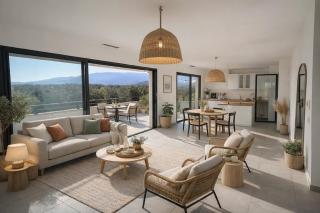 Appartement climatisé avec piscine et sublime vue - 0