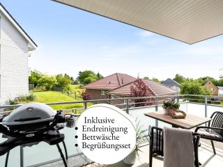 Fewo Edel&Liebe Neubau mit Fahrstuhl, Parkplatz, Balkon, W-lan, ruhige Lage, Einkaufsmöglichkeiten 500m entfernt - 9