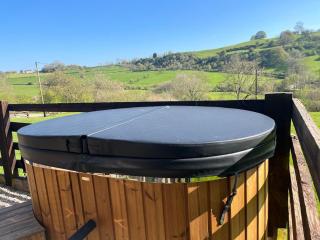 The Snug with exclusive wood fired hot tub - 9