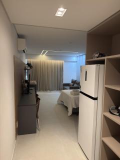 Flat Super Luxo com piscina Rooftop coracao de Boa viagem - 4km do Aeroporto e 400m shopping recife - 5