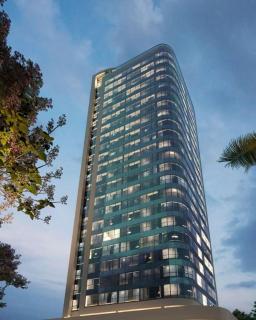 Flat Super Luxo com piscina Rooftop coracao de Boa viagem - 4km do Aeroporto e 400m shopping recife - 4