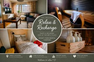 Private sauna, balcony and top location in Tampere! - Tampere - 0