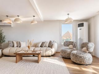 Luxury panoramic GEM and Pyramids view apartment - 0