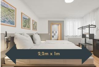 DOMEKY Backnang 2,2m Bett, zentral, Glasfaser für Business, Monteure, Familien - 7