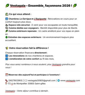 vestagaia Chambres d'hôtes - 9