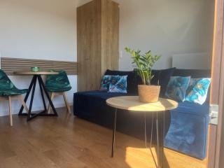 Apartament Niebieski Centrum Sarbinowo w budynku z restauracją, BASEN ZEWNĘTRZNY, PARKING W CENIE - 6