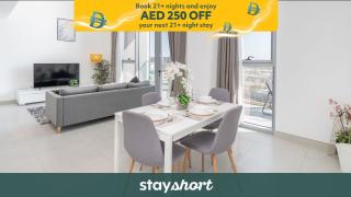 Free housekeeping visits during your stay - StayShort - Tranquil 1BR in Dubai South - Perfect for 2 - 0