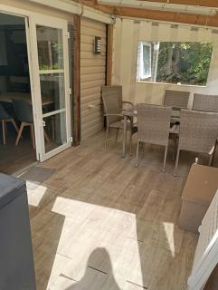 mobilhome Pont Aven 3chbres 152 avec grande terrasse fermée - 1