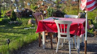 Naturcamping Igluzelt mit Hund im Privatgarten - 6