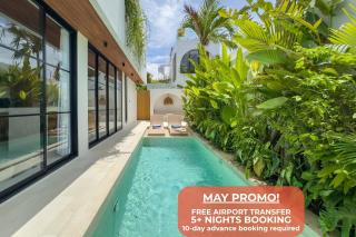 2BR Villa Near Cemagi Beach with Ricefield View - 0