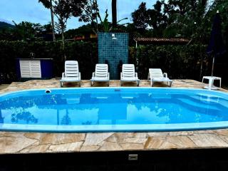 Casa Ágata Piscina à Beira do Rio na Mata, Camburi - 0