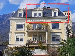 Fewo - 3 Schlafzimmer für 6 Gäste - 100 m2 für Freunde & Familien - große Küche & Tisch für 6 - kostenlos parken - Bahnhof 5 Min - Zentrum 10 Min - Jugendstilvilla mit Bergblick - Gästekarte inklusiv - Merano - 7