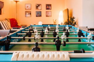 Roof Shelter with Balcony City View Foosball - 8