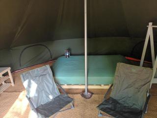 Green woodland bell tent - 7