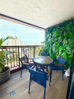 Apartamento 2 quartos, luxuosos com piscina na cobertura e 2 min da praia de Manaira - 6