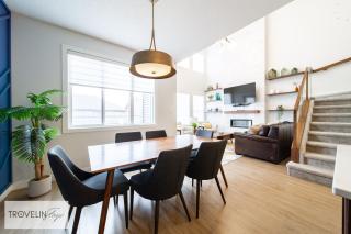 Group Retreat near West Edmonton Mall with Hot Tub, 3 Lounges & Fire Table - 7