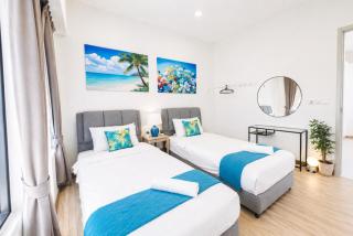 Jazz Suites Family High Floor Seaview 3BR for 10 Bathtub & Sauna Near Gurney - 2