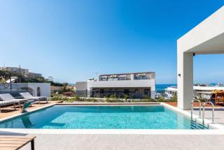 Seafront villas I "Free" Heated pools & 100m to Sea - Chania - 2