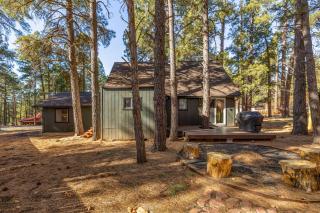 Whispering Pines Fire Pit EV Charger Near NAU Trails - 6