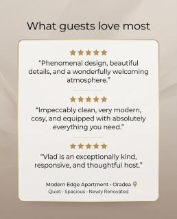 Modern Edge Apartment - Free Parking, Self Check-In, Easy Access, Fully Equipped, Near Airport & Oradea Arena - 4