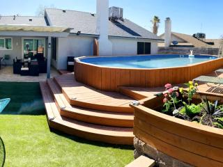 Relaxing Family Home 4 Bedrooms Pool BBQ and Ping Pong - 0