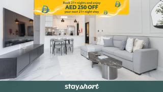 Free housekeeping visits during your stay - StayShort - Awesome 1-Bedroom in Al Barshaa South, Near to Dubai Adventures! - 0