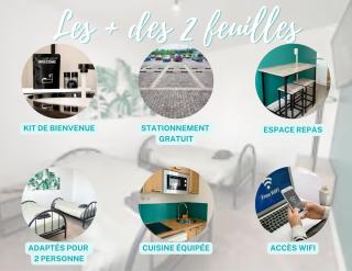 Dalikyda - Le 2 Feuilles - 2 Lits - wifi - cuisine - 9