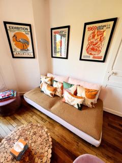 2-room apartment 1 min from station 12 min from Paris - 9