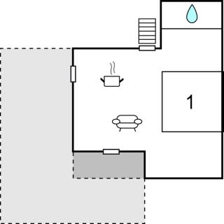 1 Bedroom Pet Friendly Home In Ebeltoft - 9