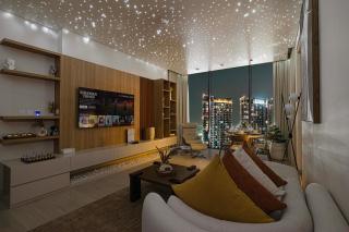 2BR Luxury Stay with Starry Ceiling - 0