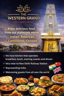 The Western Grand - A Luxury Hotel - Just 6 Mins from CP and New Delhi Station - 6