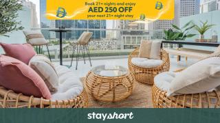 Free housekeeping visits during your stay - StayShort - Bali-inspired 1-Bedroom Apartment for 4 in Business Bay - Dubaï - 0