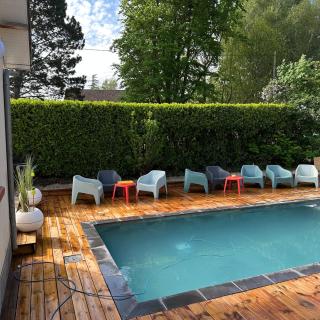 GITE 4 MN DE LA mer et cabourg, piscine, cheminée, table de ping pong, balançoire - 4