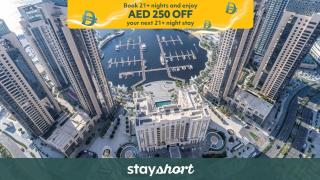 Free housekeeping visits during your stay - StayShort - Airy 5-Bedrooms Apartment at Harbour views with stunning scenery of Dubai Creek! - 9